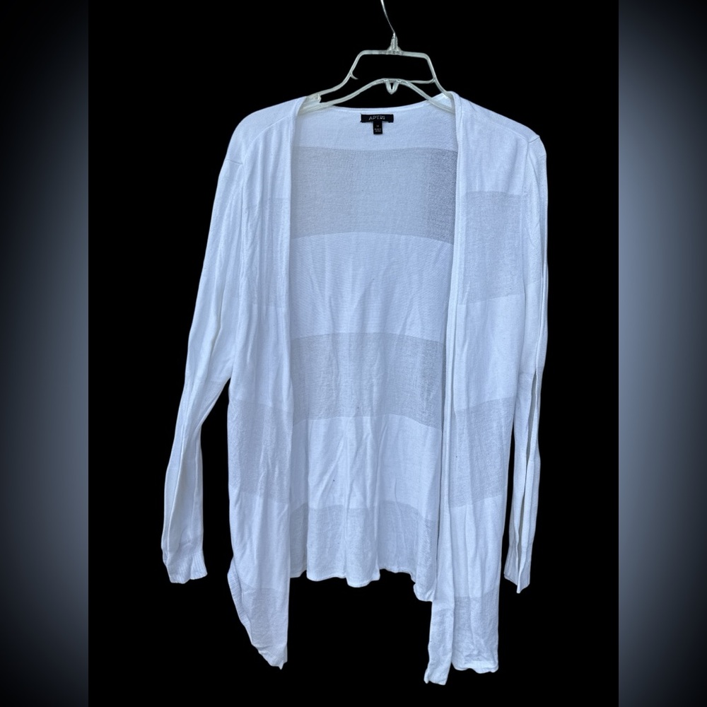 Apt. 9 Women's Sheer White Cardigan